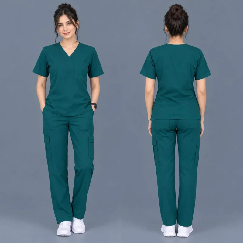 Cargo Style Cotton Scrubs | Premium Cotton Scrubs