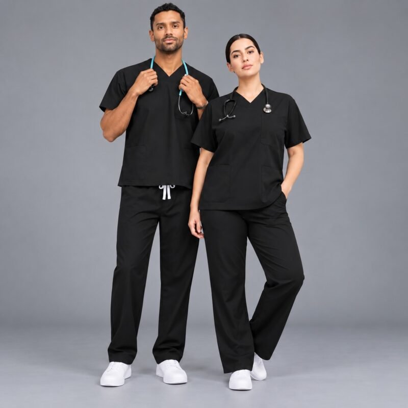 Unisex Cotton Scrubs (1) Unisex Cotton Scrubs Sets | Premium Cotton Scrubs