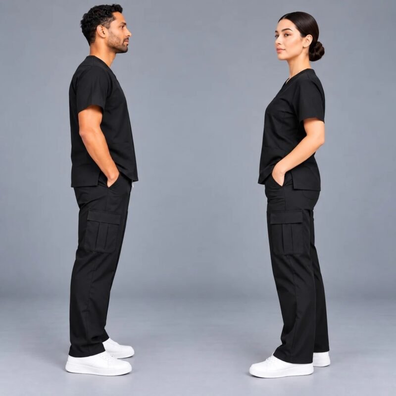 Unisex Cotton Scrubs1 Unisex Cotton Scrubs Sets | Premium Cotton Scrubs